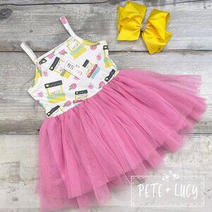 Pete & Lucy Lemonade Stand Girls Dress